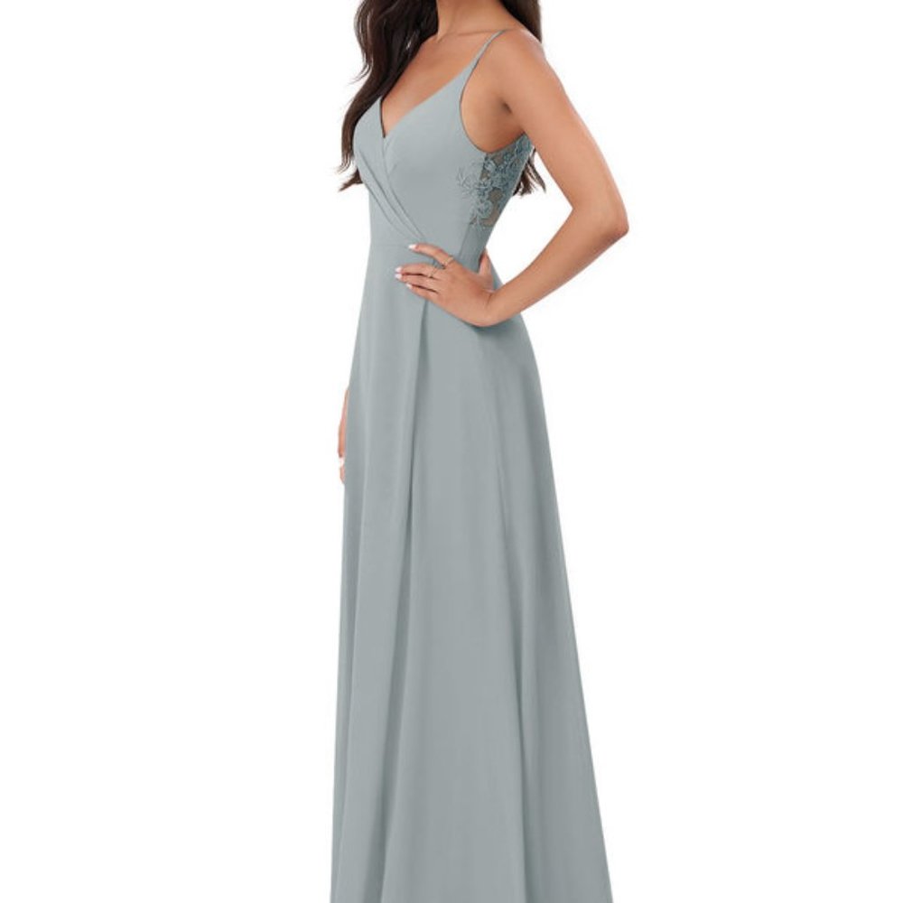 Azazie Thana Dolphin Grey Size 2